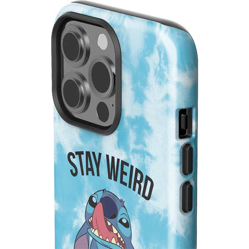 Disney Lilo and Stitch Stay Weird iPhone 15 Pro Impact Case